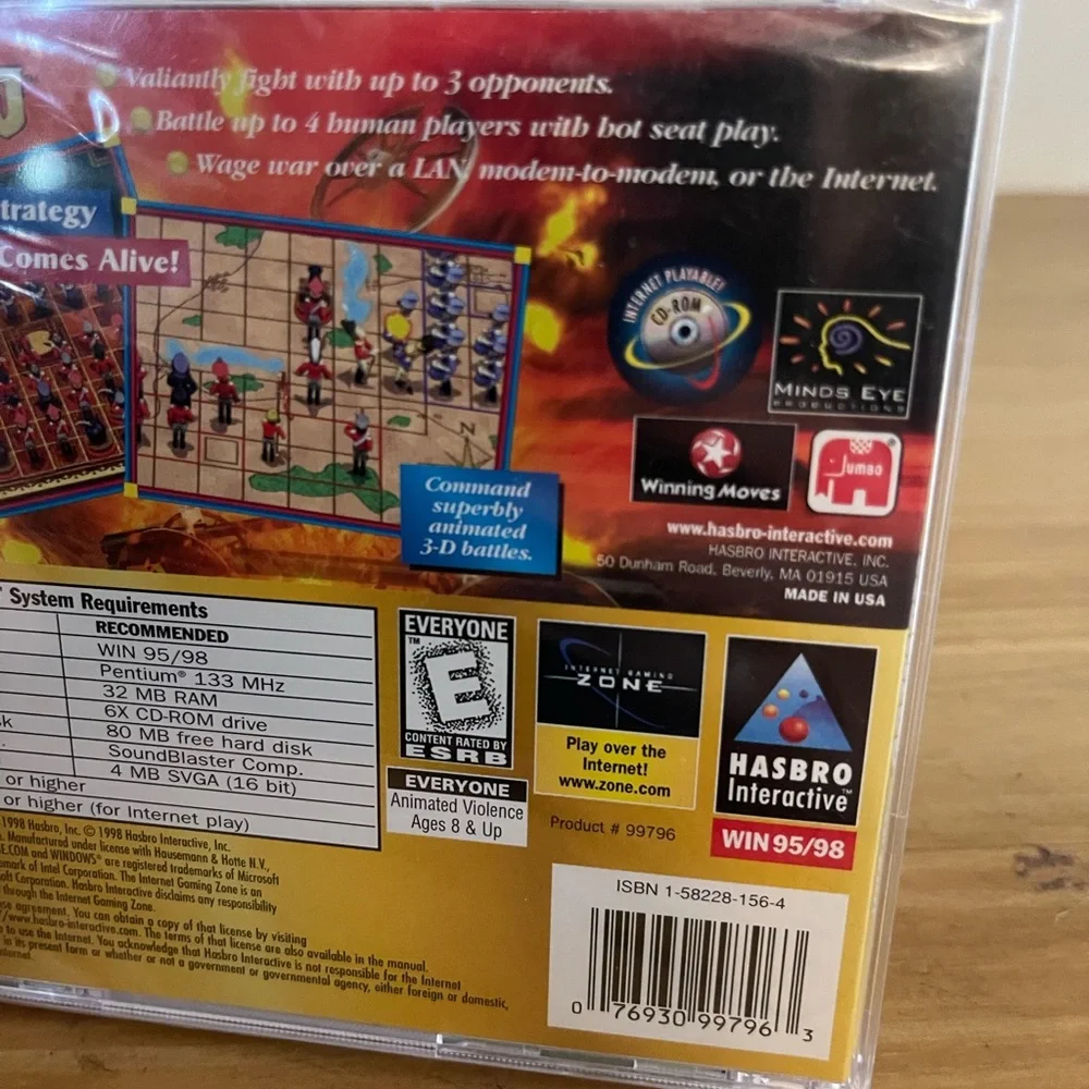 Stratego Windows‎ 95/98 PC Game CD-Rom New Sealed in Package